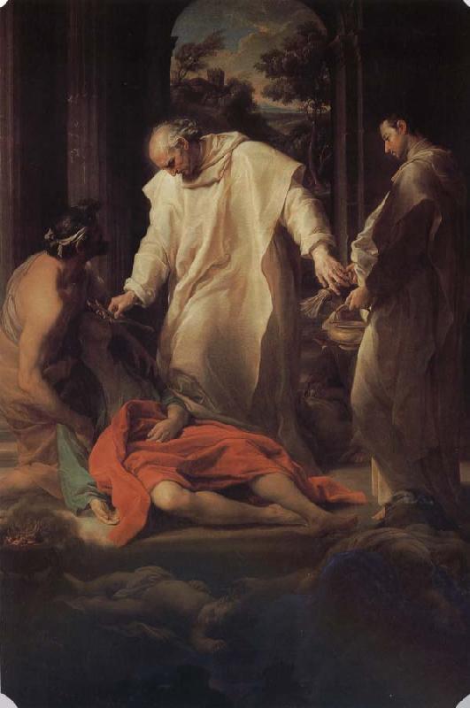 Pompeo Batoni Detuo Luo Fu Bona really mei and treatment of the dead France oil painting art